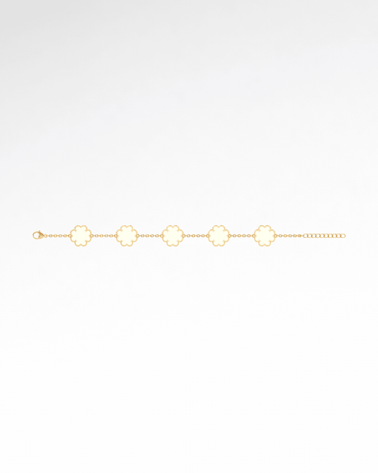Emblem Bracelet - Blanche - MINAY