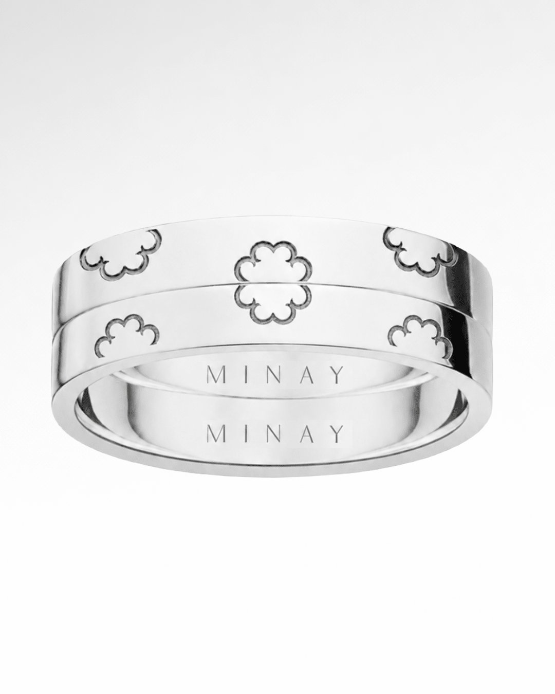 Motif Ring Set - Thin - MINAY